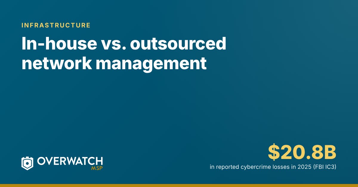 In-house vs. outsourced network management